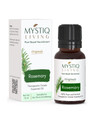 Mystiq Living Rosemary Essential Oil for Hair Growth - 100% Pure Steam Distilled Rosemary Oil (15 ml)