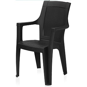 Mystique High Back Chair with Arm Iron