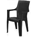 Mystique High Back Chair with Arm Iron