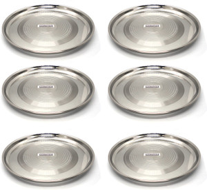 Mystrkiho Stainless Steel Heavy Gauge Dinner Plate