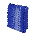 Mytee Products 10 Pack Blue Flatbed Edge Protectors - 8" x 8" x 36" | V Shaped Winch Ratchet Straps Plastic Corner Protector for Flatbed Cargo Load