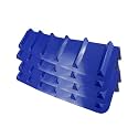 Mytee Products 4 Pack Blue Flatbed Edge Protectors - 8" x 8" x 36" | V Shaped Winch Ratchet Straps Plastic Corner Protector for Flatbed Cargo Load