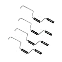 Mytee Products 4 Pack Strap Winder for Flatbed Trailer Winches - Black Quick Hand Strap Roller for Truckers - Winch Strap Winder for Winding - Flatbed Accessories