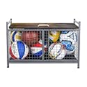Mythinglogic Sports Storage Bench with Engineered Wood Top