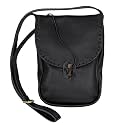 Mythrojan Leather Belt Pouch Medieval Original Leather Bag Costume Accessories Pouch Viking Belt Coin Bag- Black