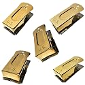 Mythrojan Pet Training Clicker Set Brass and Steel Puppy Dog Training Cricket Clicker U.S. Engraved WII Military Gear Metal Clicker - Pack of 5 Pcs