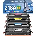 218A Toner Cartridges 4 Pack 3301fdw Replacement for HP 218A 218 218X 3201