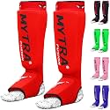 Mytra Fusion Shin Instep Kick Boxing Training Pads Karate Pads shin Instep Pads shin Pads shin Guards shin Protectors shin Protection Crossfit shin Guards Muay Thai shin Guards Boxing shin Guards