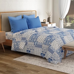 mytrident bedsheet for double bed king size 10834 x 10834  agatha blue