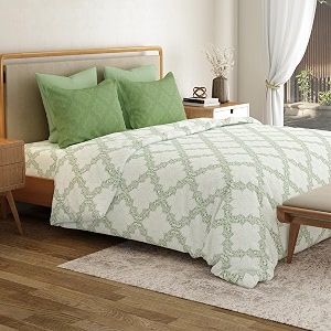mytrident bedsheet for double bed king size 10834 x 10834  harper green
