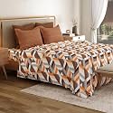 Mytrident Bedsheet for Double Bed King Size |108" x 108" | Kimberly Brown