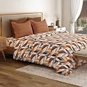 Mytrident Bedsheet for Double Bed Queen Size |90 Inches x 100 Inches | Kimberly Brown