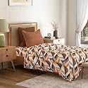 Mytrident Bedsheet for Single Bed Cotton | 60" x 90" | Kimberly Brown