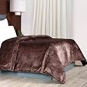 MYTRIDENT Home Essential Style me Solid Single Flannel Blanket, 290GSM, 100% Polyster, Toffee