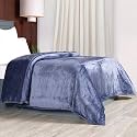 MYTRIDENT Home Essential Style me Solid Single Flannel Blanket, 290GSM, 100% Polyster, Glacier