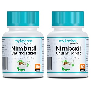 nimbadi churna tablets for detoxifying body clean and healthy skin 60 tablets