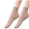 Women's Low Ankle Length Ultra-Thin Transparent Sneakers No Show Women/Girl Cotton Socks Fashion Summer skin Low Cut Stocking socks - 2 Pair.
