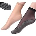 Women's Low Ankle Length Ultra-Thin Transparent Sneakers No Show Women/Girl Cotton Socks Fashion Summer skin Low Cut Stocking socks - 2 Pair.