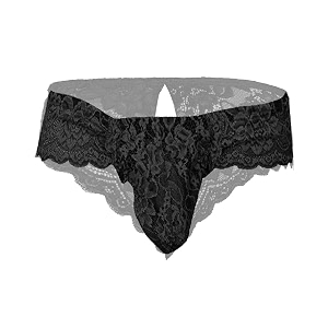 MYZA Mens Lycra Lace Half Coverage Lace