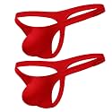 MYZA Men's Polyester &amp; Spandex Thongs