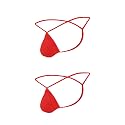 MYZA Men Polyester &amp; Spandex G-strings (Pack of 2)(RIOEML07048_Maroon_S)