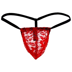 myza men39s lycra lace bulge pouch g string thong underwear