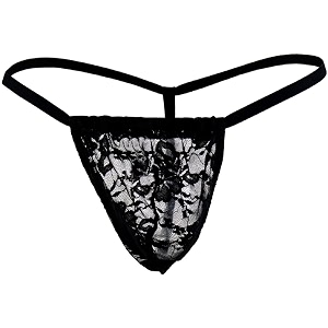 myza men39s lycra lace bulge pouch g string thong underwear