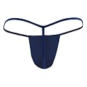 MYZA Men's Microfiber Bulge Pouch G String Thong Underwear