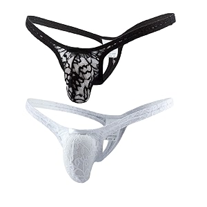 myza men39s thong underwear power net and lace