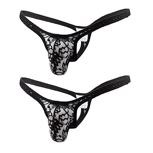 myza men39s thong underwear power net and lace