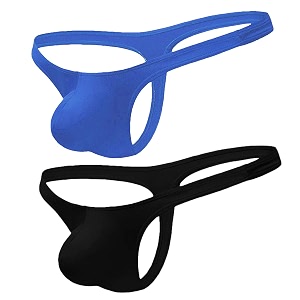 myza men39s microfiber bulge pouch thong underwear