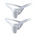 MYZA Men's Thong Underwear Power Net and Lace