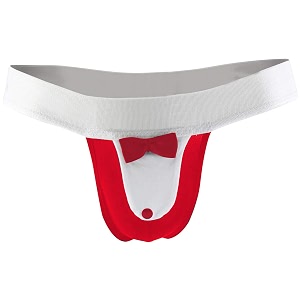 MYZA Unisex Lingerie Bow Tie Bikini Briefs