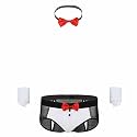 MYZA Unisex Lingerie Bow Tie Bikini Briefs