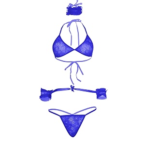 MYZA Womens Lace Lingerie Set Bikini Set