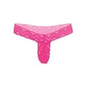 MYZA Womens Microfibre Floral Lace Low Rise
