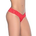 MYZA Womens Microfibre Floral Lace Low Rise