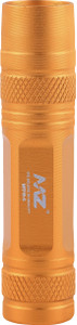 mz m984 rechargeable led metal torch with sos function 25w laser 500mah battery torch gold 83 cm rechargeable