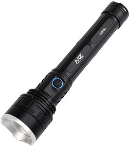 mz m990 rechargeable led metal torch zoomable 300w with 5200mah battery torch