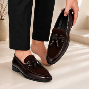 mzoracollection Royal Gloss Tassel Loafers Casuals For