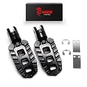 MZS Motorcycle Rider Foot Pegs for KLE650 07-23, KLZ1000 KLE300 12-23