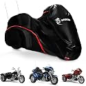 MZS Trike Motorcycle Cover Waterproof Outdoor fits up to 110" 3 Wheeler