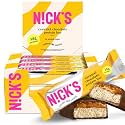 N!CK'S Protein Bars Chocolate Caramel, 12-Count Box (12 bars x 50g)