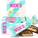 N!CK'S Protein Bars Crispy Cookie Chocolate, 12-Count Box (Each 50g)