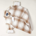 N AND J Men Checkered Casual Brown