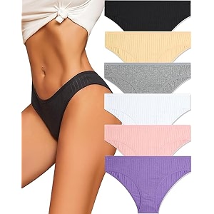 N SHAP LINGERIES 6-Pack Cotton Underwear for