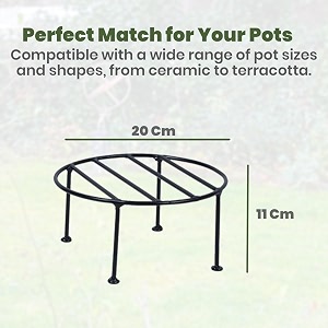 na supplier iron indooroutdoor flowerpotplant stand for home garden balcony living room dcor black pack of 4