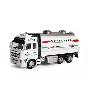 n2k2 enterprise alloy model sprinkler truck friction power pull back vehicles engineering toys truck for kids boys girls sanitation water tanker