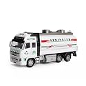 N2K2 ENTERPRISE Alloy Model Sprinkler Truck Friction Power Pull Back Vehicles Engineering Toys Truck for Kids Boys Girls (Sanitation Water Tanker)