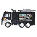 N2K2 ENTERPRISE Friction Power Pull Back Vehicles with Light &amp; Sound Engineering Toys Truck for Kids Boys Girls (Police Patrol-Cyber Room)